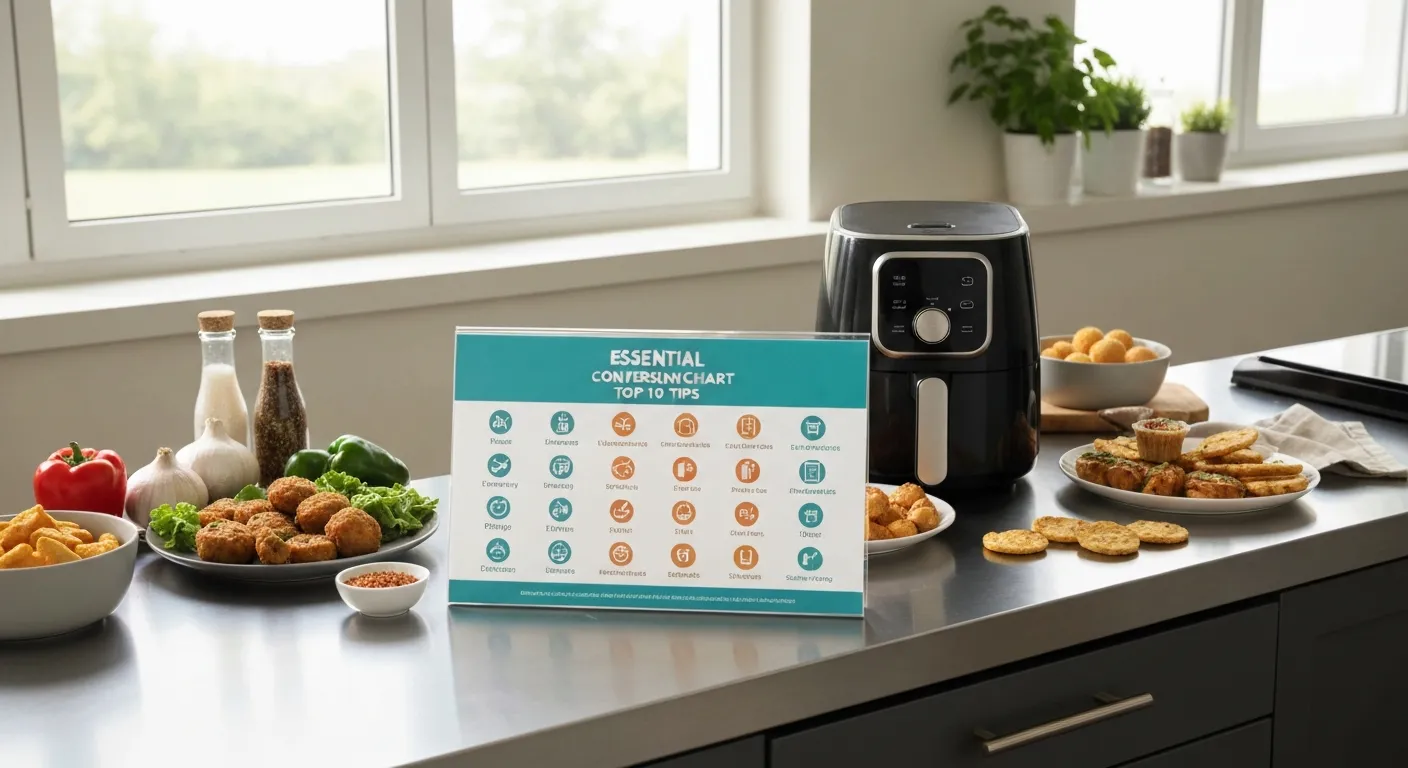 air fryer conversion chart